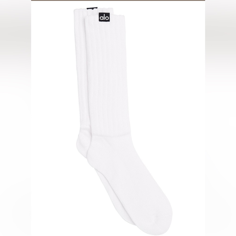 Scrunch Sock - White